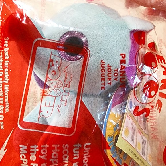 McDonald's 2017 Happy Meal Toy: PEANUT ELEPHANT TY Teenie Beanie Boo #11 - NEW - Picture 2 of 3